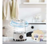 Underwear Washer Machine, Portable Rechargeable Cordless Mini Washing Machine, 2025 Upgraded Mini Washing Machine, Underwear/Socks Cleaner for Bra, Socks, Baby Clothes And Camping (A)