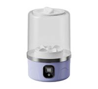 Underwear Washer Machine - Portable Washing Machine | Small Laundry Washer Machine, Rechargeable Baby Clothes Cleaning Appliance for Towels Delicates Socks Ytp366 (Purple, 12.5x12.5x20cm)