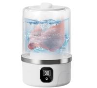 Underwear Washer, Portable Mini Cleaning Machine, Rechargeable Garment Cleaning Device, Cleans Towels, Undergarments, Socks, Suitable for Travel, Camping, Apartments white