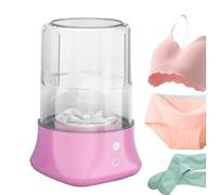 Underwear Washing Machine | Portable Clothes Washer 2000mAh - Built-in Rechargeable Battery Compact Clothes Cleaning Tool for RV Travel Apartment Dorm Home Socks Baby Kids