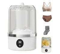 Underwear Washing Machine, Upgrade Mini Cordless Washing Machine, Rechargeable Portable Washings Machines, 2 Modes, Deep Cleaning, for Dorm,Camping, RV, Travel & Hotel Use, for Bra, Underwear, Socks