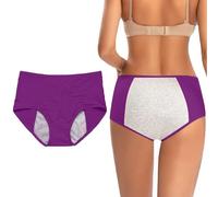 Underwear Women 40 To 150KG Plus Size L To 8XL Physiological Pants Leak Proof Before And After Underwear For Women Bikini Lace Underwear Women Cotton Cycle Shorts For Women Uk (Purple, XXXXXXL)