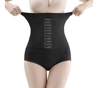 Underwear Women Lace Seamless Knickers briefs sexy panties for women uk Women's High Waist Seamless Body Shaper Briefs Control Panty Butt Lifter Shapewear Slim Waist Trainer Panties Woman (M) Black