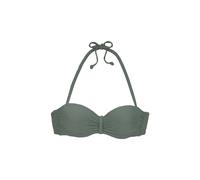 Underwired Bandeau Bikini Top Women Lascana Loretta Vert 40B