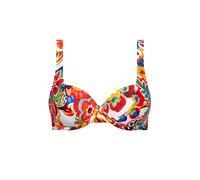 Underwired bikini top for women Lisca Mexico Rouge 42C