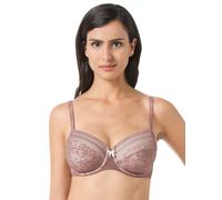 Rosa Faia 5653-769 Women's Fleur Berry Pink Floral Lace Underwired Support Full Cup Bra 34F