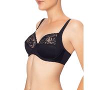 Underwired Bra Serenada by Felina 205294 34-46 B-H Black White Rose
