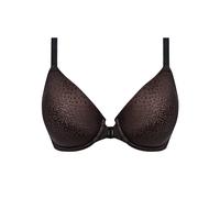 Underwired bra with front closure for women Wacoal Back Appeal Noir 95E