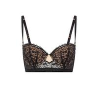Underwired demi-bustier for women Huit Zazie Noir 80B