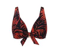 Underwired Non-Padded Bikini Top for Women Triumph Summer Palm Marron 46B