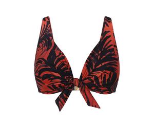 Underwired Non-Padded Bikini Top for Women Triumph Summer Palm Marron 46B