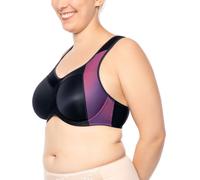Underwired Sports Bra Sydney by Ulla 6220 32-44 D-L Navy Blue-Pink
