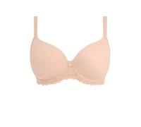 Freya Womens Offbeat Moulded Demi T-Shirt Bra - Beige Polyamide - Size 28E