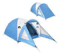 Underwood Aggregator 2 Man Tent with Porch - 3000mm Waterproof Double Skin Dome Tent, Lightweight Windproof Tent for Camping, Hiking, Backpacking, Festivals, Outdoor Adventures, Travel