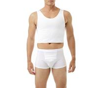 Underworks Econo High Power Chest Binder Top - FTM, Non-Binary, Transgender - White - S 31/33" Chest