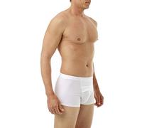 Underworks Microfiber Light Compression Boxers, White, S
