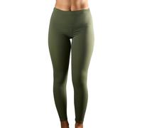 Underworks USA Vulvar Varicosity Support Leggings - Prolapse and Hernia Relief for Women, Army Green, Large