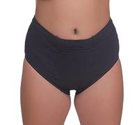 Underworks Vulvar Varicosity and Prolapse Support Brief with Groin Compression Bands - 521, Black, XL