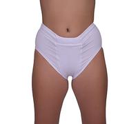 Underworks Vulvar Varicosity and Prolapse Support Brief with Groin Compression Bands - 521, White, XL