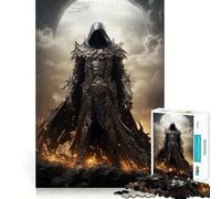 Underworld Death Lord Jigsaw for Teenagers 1000 Pieces Mind Boost Fun Clean Cut Sturdy Components Heartwarming Gathering Activity (38x52cm)
