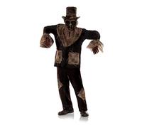 UNDERWRAPS 30166 OS The Last Complete Straw Man Scarecrow Costume Ensemble for Men Adult, Brown, One Size
