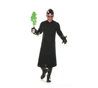 UNDERWRAPS 30174 OS Men's Evil Scientist Costume Tunic - Mad Doctor Adult, Black, One Size