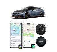 Undetectable Car Tracker, Mini Hidden Tracker Tag for Vehicle Bicycle Truck, IP68 Waterproof, N52 Magnetic attraction, 1-Year Battery Life, No Monthly Fee, Perfect Anti Thief Device for Android & iOS