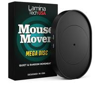 Undetectable Mouse Mover Jiggler, Adjustable Activity, Optional Shut-Off Timer, Random Movement Engine, No Software, Quiet & Undetectable Operation, USA Company (Single Disc)