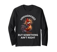 Undiagnosed Ain't Right Crazy Chicken and Squirrel Long Sleeve T-Shirt