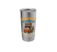 Undiagnosed Bookworm Reading to Escape Myself Stainless Steel Insulated Tumbler