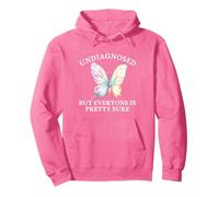 Undiagnosed But Everyone Is Pretty Sure Autism Butterfly Pullover Hoodie