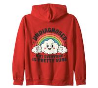 Undiagnosed But Everyone Is Pretty Sure, Zip Hoodie