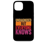Undiagnosed but everyone knows humor men women retro Case for iPhone 13