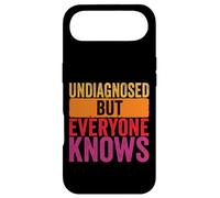 Undiagnosed but everyone knows humor men women retro Case for iPhone Air