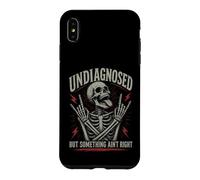 Undiagnosed But Something Ain't Right Crazy Skeleton Case for iPhone XS Max