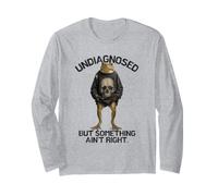 Undiagnosed But Something Ain't Right Frog Skull Long Sleeve T-Shirt