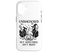 Undiagnosed But Something Aint Right Funny Chicken Halloween Case for iPhone 16