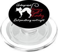 Undiagnosed But Something Aint Right Funny Crazy Cat Lady PopSockets PopGrip for MagSafe