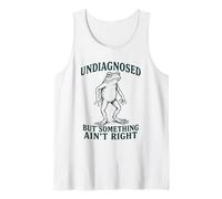 Undiagnosed But Something Ain't Right Funny Quote Toad Frog Tank Top