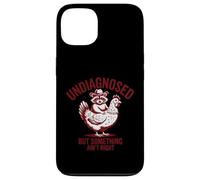 Undiagnosed But Something Ain't Right Funny Raccoon Chicken Case for iPhone 13
