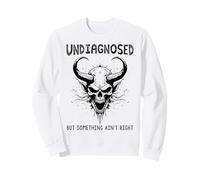 Undiagnosed But Something Ain't Right Funny Raccoon Meme Sweatshirt