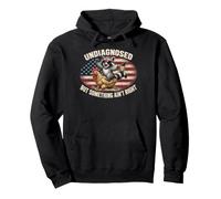 Undiagnosed But Something Ain't Right Raccoon Chicken Pullover Hoodie