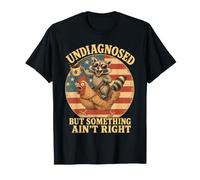 Undiagnosed But Something Ain't Right Raccoon Chicken T-Shirt