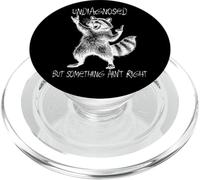 Undiagnosed But Something Ain't Right Raccoon Feral Funny PopSockets PopGrip for MagSafe