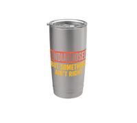 Undiagnosed But Something Ain't Right Sarcastic Funny Humor Stainless Steel Insulated Tumbler