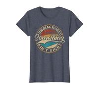 Undiagnosed But Something Ain't Right T-Shirt, Women, Heather Blue, X-Large