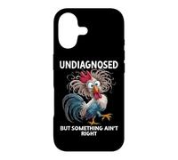 Undiagnosed But Something Aint Right Women Funny Chicken Mom Case for iPhone 17