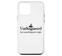 Undiagnosed But Something Ain't Right Women Funny Witch Hat Case for iPhone 12 mini