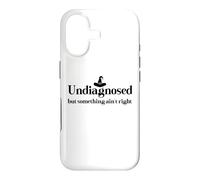 Undiagnosed But Something Ain't Right Women Funny Witch Hat Case for iPhone 17