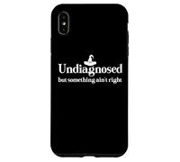 Undiagnosed But Something Ain't Right Womens Funny Witch Hat Case for iPhone XS Max